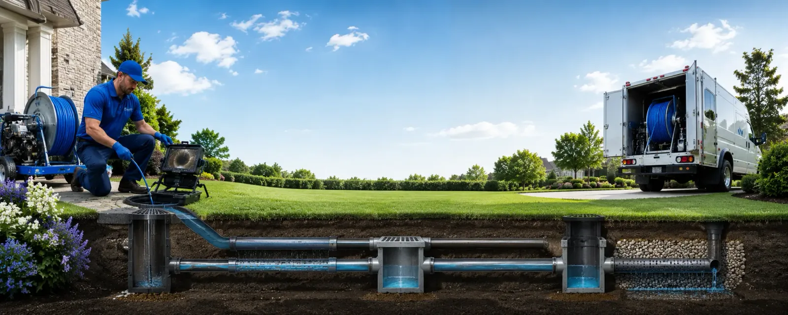 Outdoor drain cleaning information for Mcalister, NM